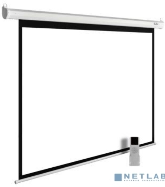 Экран Cactus 188x300 см MotoExpert CS-PSME-300x188-WT 16:10 настенно-потолочный рулонный белый (моторизованный привод)
