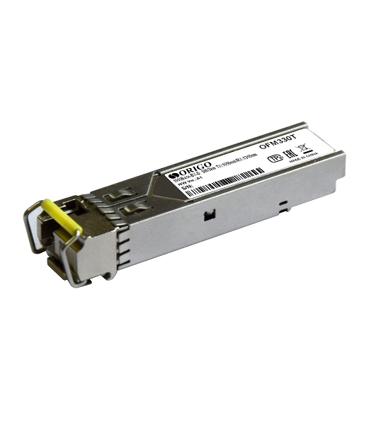 Трансивер ORIGO OFM330T/10KM WDM SFP Transceiver, 1000Base-BX-D, Simplex LC, TX: 1550nm, RX: 1310nm, Single-mode, 10KM