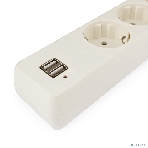 Сетевой фильтр Гарнизон 5 р, 10А, 2xUSB, 1.8 м, ур.защиты 4, белый, пакет, фото15