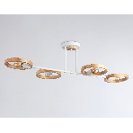 Светильник Ambrella light TR8247/4 WH/LWD белый/светлое дерево E27/4 max 40W 840*360*220, фото 1