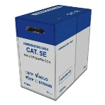 Кабель информационный LANMASTER NM-UTP5E4PR-CCA cat.5е U/UTP не экранированный 4X2 PVC внутренний 305м серый, фото 1