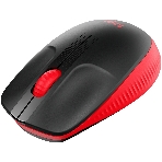 Мышь беспроводная Logitech M190 черный/красный, 1000 dpi, радиоканал, USB, кнопки - 3, фото93