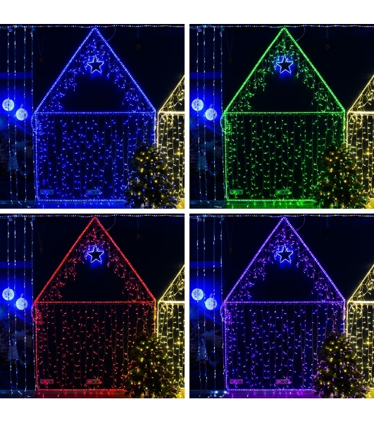 Контроллер с радиопультом Neon-night для RGb-гирлянд