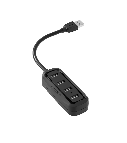 USB-концентратор Vention VAS-J43-B100, USB 2.0, USB 4 порта, USB