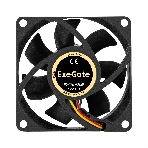 Вентилятор для корпуса ExeGate EX07025B3P черный, 70 мм, 4000 об/мин, 40.5 дБ, 3 pin, фото4