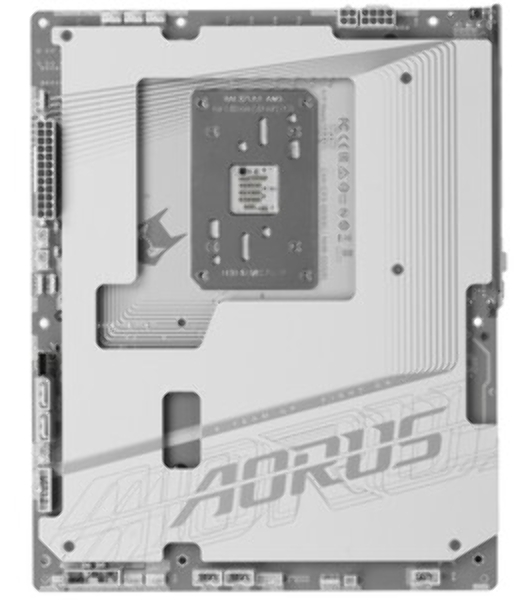 Материнская плата Gigabyte B850 AORUS STEALTH ICE, AM5, AMD B850, 4xDDR5, 2xSATA, 4xM.2, 1xPCIe 5.0 x16, 1xPCIe 4.0 x4, 1xHDMI, 1x5Gb LAN, Wi-Fi 7, Bluetooth 5.4, 1xUSB-C 10Gbps, 2xUSB-A 10Gbps, 4xUSB-A 5Gbps, 4xUSB-A 2.0, 2x3.5 мм, 7.1, ATX