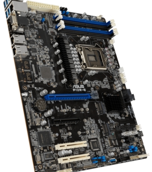 Материнская плата серверная ASUS P12R-E, LGA1200, Intel C256, 4xDDR4 (ECC), 8xSATA, 2xM.2, 1xPCIe 4.0 x16, 3xPCIe 4.0 x8, 1xVGA, 1xHDMI, 2x1Gb LAN, 2xUSB-A 10Gbps, 2xUSB-A 5Gbps, ATX
