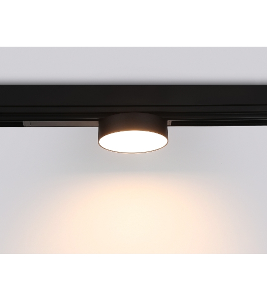 Управляемый светодиодный светильник для шинопровода Magnetic Ambrella light GL1381 BK черный IP20 15W 3000K-6400K 220V 120° D115/232*115*77 (Без ПДУ)