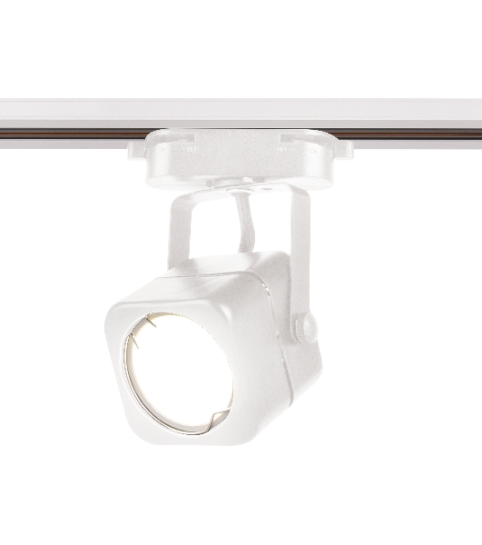 Трековый однофазный светильник со сменной лампой Ambrella light GL5107 WH белый GU10 max 12W