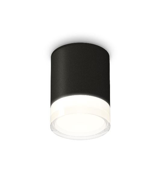 Светильник Ambrella Light XS6302064 SBK/FR/CL черный песок/белый матовый/прозрачный MR16 GU5.3 (C6302, N6241)