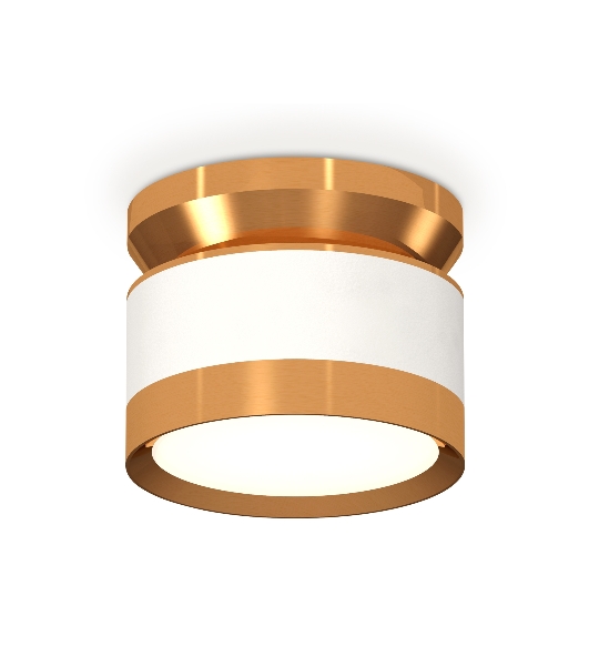 Светильник Ambrella Light XS8101060 SWH/PYG белый песок/золото желтое полированное GX53 (N8909, C8101, N8124)