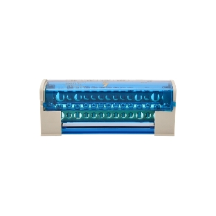 Шина на DIN-рейку в корпусе (кросс-модуль) Rexant 2х15