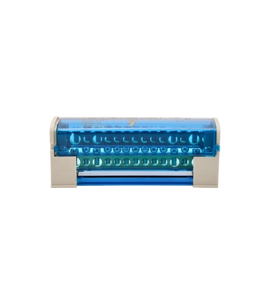 Шина на DIN-рейку в корпусе (кросс-модуль) Rexant 2х15