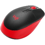 Мышь беспроводная Logitech M190 черный/красный, 1000 dpi, радиоканал, USB, кнопки - 3, фото92