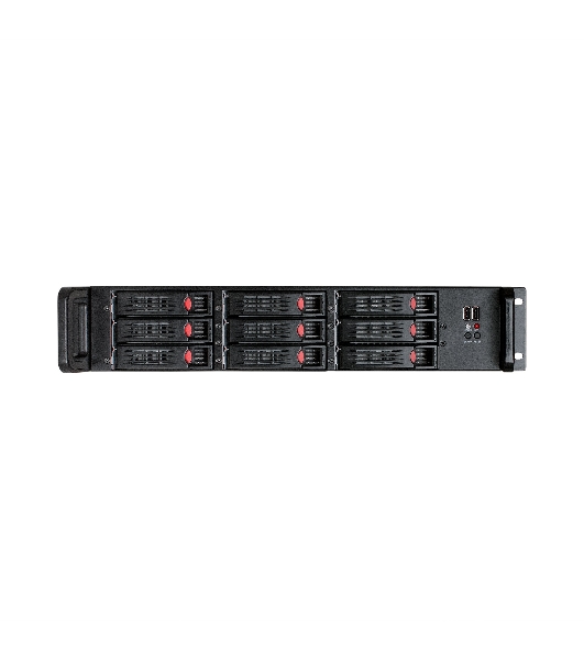 Серверный корпус ExeGate Pro 2U650-HS09 (RM 19', высота 2U, глубина 650, БП 2U-400ADS, 9xHotSwap, 2хUSB)