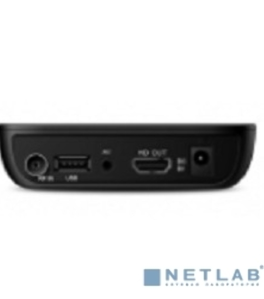 Приставка для цифрового ТВ Hyundai H-DVB460 черный, DVB-T2, DVB-T, DVB-C, HDMI, USB 2.0 х2