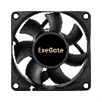 Вентилятор для корпуса ExeGate EX07025B3P черный, 70 мм, 4000 об/мин, 40.5 дБ, 3 pin, фото3
