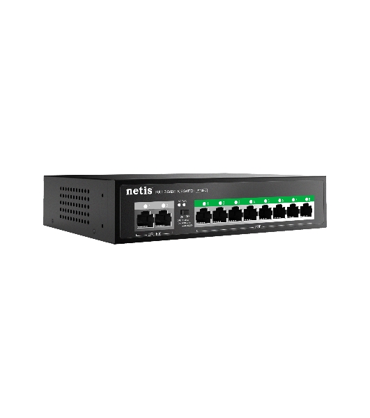 Коммутатор 10PORT Netis P110GC 10/100/1000M 8POE+2XGE