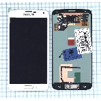 Дисплей для Samsung Galaxy S5 SM-G900H белый с кнопкой home, фото 1