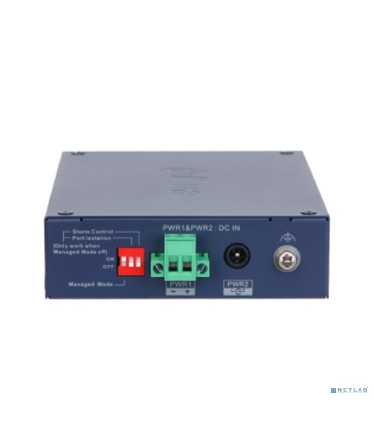 Коммутатор DAHUA DH-CHS4106-4ET, 4×100 Мбит/с + 1×1 Гбит/с + 1×1 Гбит/с SFP, управляемый
