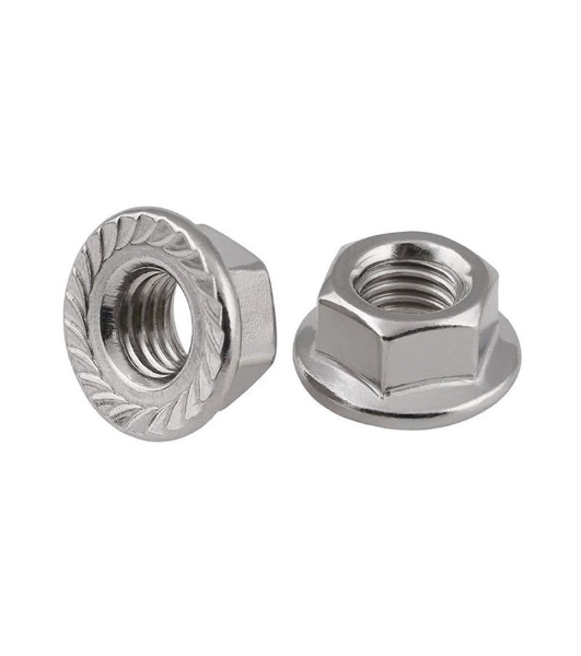 Гайка DIN6923 шестигранная оцинк. С фланцем М8 (уп. 200 шт) Tech-Krep 141612