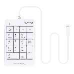 Числовой блок проводной A4Tech Fstyler FK13P, USB, белый, фото9