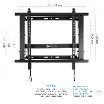 Настенное крепление ONKRON PRO7 Mдля видеостен 40”-70', черный, фото9