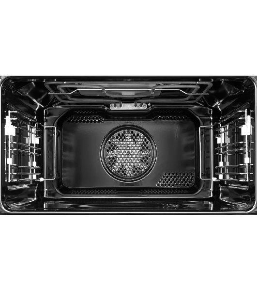 Встраиваемый духовой шкаф Kuppersberg KMW 612 Black с СВЧ, 45 см, 50л, 12 режимов, гидролизная очистка, черный
