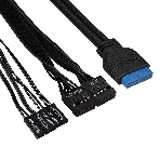 Компьютерный корпус Miditower ExeGate CP-603UB-UNS500 (ATX, БП UNS500 с вент. 12см, 2хUSB, аудио, черный), фото2