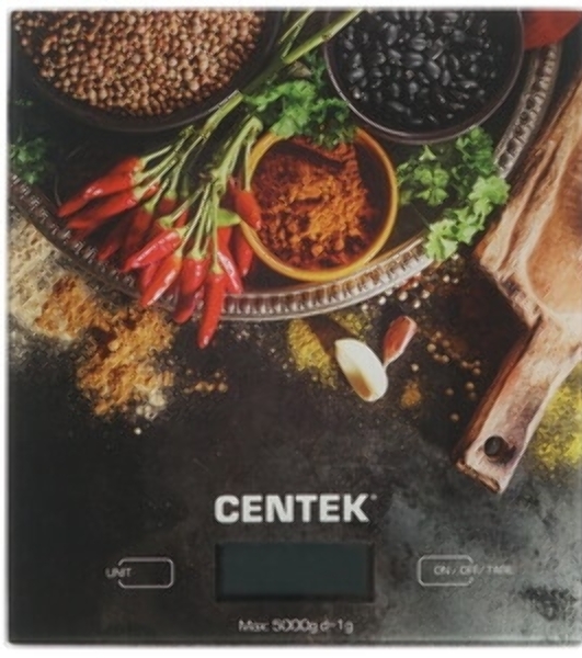Весы кухонные Centek CT-2462 серебристый