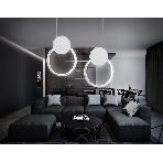 Светильник Ambrella light FL5251 WH белый 9W 4200K 200*20*1200 (без ПДУ), фото5