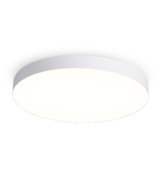 Потолочный светодиодный светильник Ambrella light FV5535 WH белый LED 90W 3000K D600*58 (Без ПДУ)