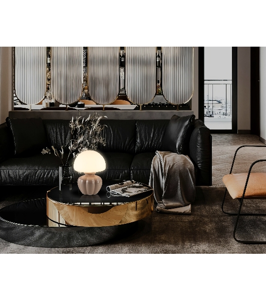 Настольная лампа Ambrella light LH53247 CF/WH кофе/белый G9 max 28W D165*220