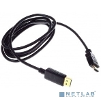 Кабель аудио-видео Buro HDMI (m)/DisplayPort (m) 1.8м. феррит.кольца позолоченные контакты черный, фото2