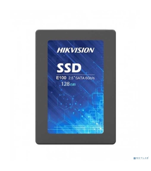Накопитель SSD Hikvision HS-SSD-E100/128G Hiksemi, 128Gb, 2.5', SATA III, SATA, R/W 550/500