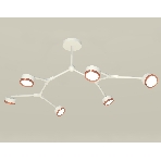 Светильник Ambrella light XB9055153/6 SWH/PPG белый песок/золото розовое полированное GX53 (C9055, N8126), фото4