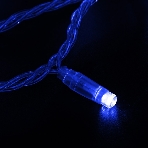 Гирлянда Neon-night Нить 10м, эффект мерцания (каждый 5-ый), прозрачный ПВХ, 230В, Синий, фото2