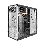 Компьютерный корпус Miditower ExeGate CP-604-UNS350 (ATX, БП UNS350 с вент. 12см, 2*USB, аудио, черный), фото6