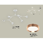 Светильник Ambrella light XB9055153/6 SWH/PPG белый песок/золото розовое полированное GX53 (C9055, N8126), фото3