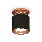 Светильник Ambrella Light XS7402122 SBK/PPG черный песок/золото розовое полированное MR16 GU5.3 (N7930, C7402, N7015), фото4