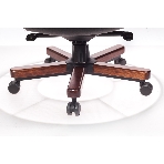 Кресло Бюрократ T-9923WALNUT/BLACK черный, кожа, фото9
