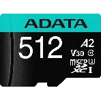 Флеш карта MICRO SDXC 512Gb W/AD. AUSDX512GUI3V30SA2-RA1 ADATA, фото5