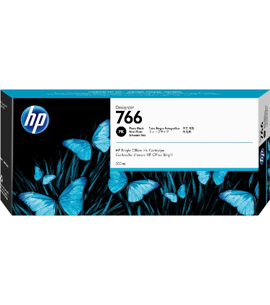Картридж струйный HP 766 черный фото для HP DesignJet XL 3600 MFP, 300 мл