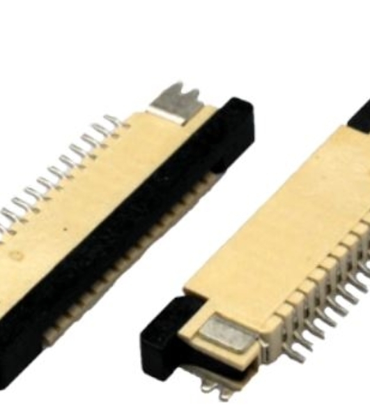 Разъем FPC Half Coverage Top Contact 0.8K-BS-24PWB 24 pin высота 2мм шаг 0,8мм