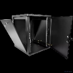 Шкаф телекоммуникационный ЦМО настенный разборный 15U (600 x 520) съемные стенки, дверь металл, черный (ШРН-М-15.500.1-9005), фото 1