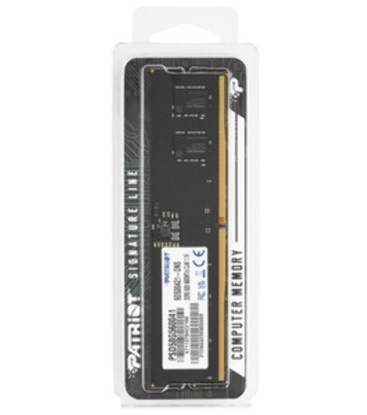 Оперативная память Patriot Signature, DDR5, 8GB (1x8 GB), 5600 MHz, CL46, DIMM