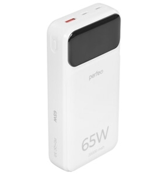 Портативный аккумулятор PERFEO (PF_E2081) - 20000 mAh/LED QC3.0/Type-C/2,черный
