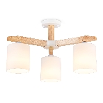 Светильник Ambrella light TR83112/3 WH/LW белый/светлое дерево E27/3 max 40W D580*320, фото8