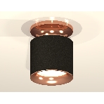 Светильник Ambrella Light XS7402122 SBK/PPG черный песок/золото розовое полированное MR16 GU5.3 (N7930, C7402, N7015), фото3