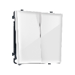 MS103010 Комплект механизма 2-кл выключателя SIGMA Белый глянец 10A-250V QUANT PRO (SP1030, PR115), фото 1